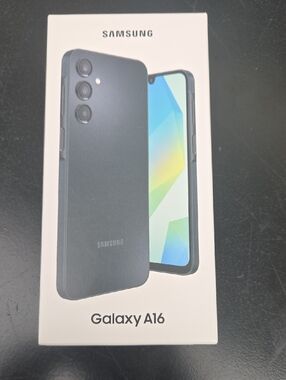 Samsung Galaxy A16 Smartphone - Midnight Black Finish